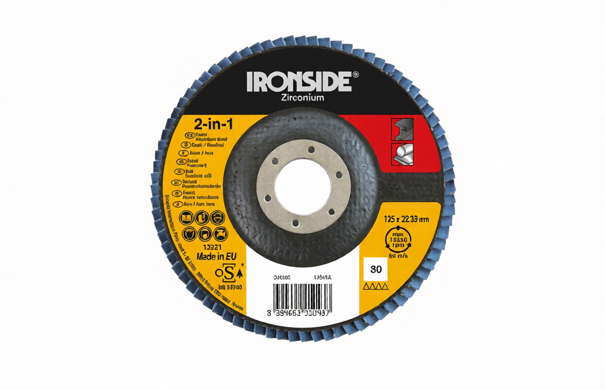 DISCO LAMINAS ZIRCONIO Ø 125 GRANO 80 72 LAMINAS, LONG LIFE
