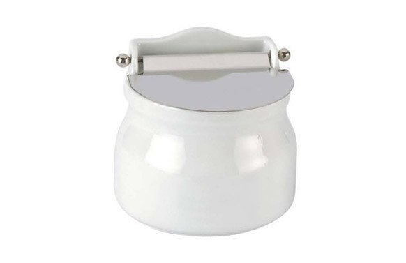 SALERO PARED OVAL TAPA INOX