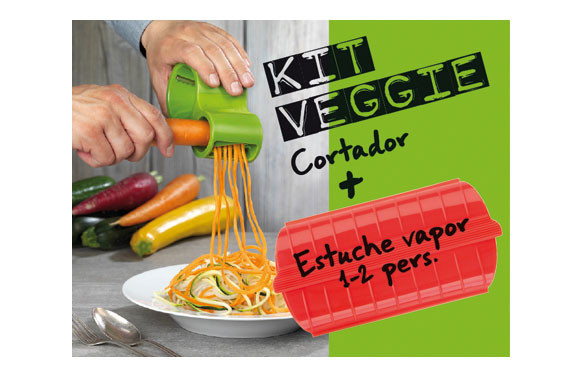 ESTUCHE VAPOR 1-2 +ESPIRAL MICROPLANE KIT VEGGIE