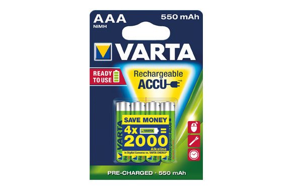 PILA RECARGABLE READY TO USE (4U) AAA-550MH