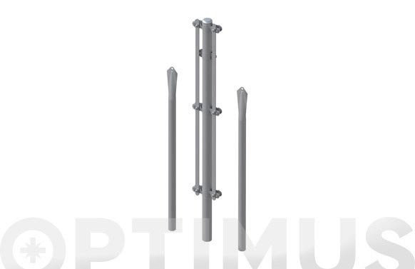 POSTE ESQUINERO PLASTIFICADO VERDE CONJUNTO 2/2.35 M
