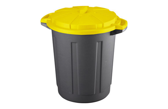 CUBO COMUNIDAD 80 L TAPA AMARILLA