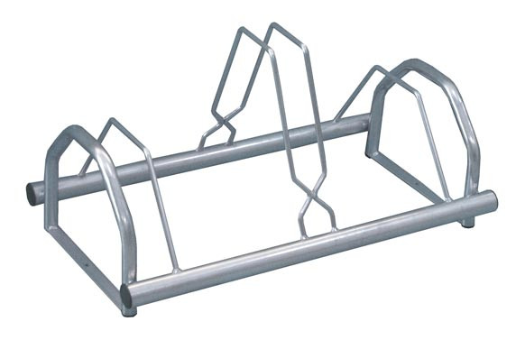 SOPORTE SUELO BICICLETA GALVANIZADO 3 PLAZAS