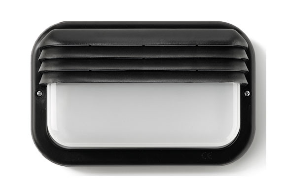 APLIQUE ECOLED E-27 18W HORIZONTAL NEGRO