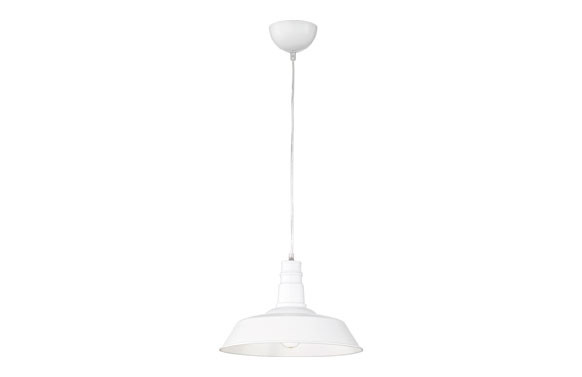 LAMPARA COLGANTE 1XE27 MAX. 60W WILL BLANCO