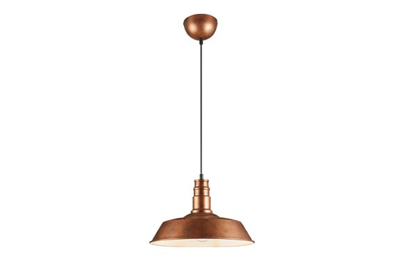 LAMPARA COLGANTE 1XE27 MAX.60W WILL COBRE