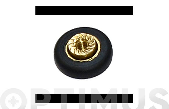 RODAMIENTO MAMPARA 16 MM NEGRO