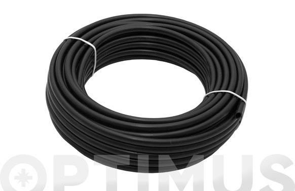 MICROTUBO FLEXIBLE NEGRO PARA GOTEO Ø 4 MM / 25 M