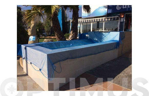 CUBIERTA DE PISCINA MALLA ANTIHOJAS 5X5M 