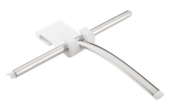 LIMPIACRISTALES INOX CON SOPORTE 26X20X2CM
