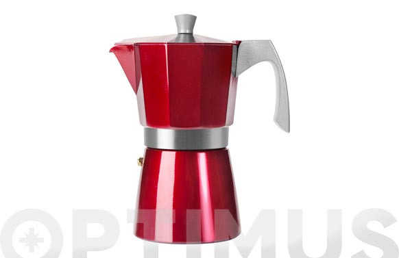 CAFETERA ALUMINIO FUNDIDO EVVA RED 12 TAZAS-INDUCCION