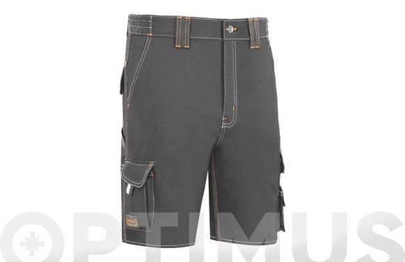 BERMUDA STRETCH TRIPLE COSTURA T-48 GRIS