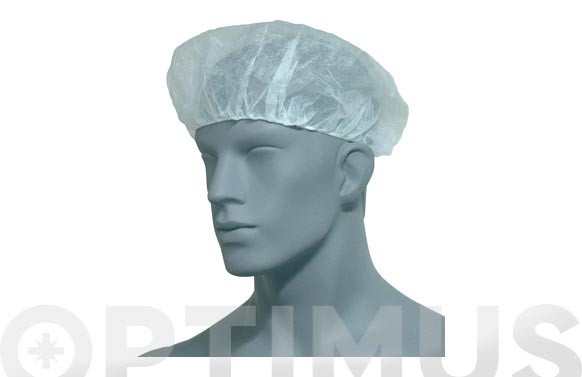 GORRO CLIP (100 U.) BLANCO