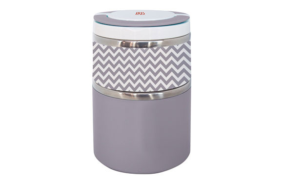 TERMO SOLIDOS LUNCHBOX DOBLE 0,9 L GRIS INOX