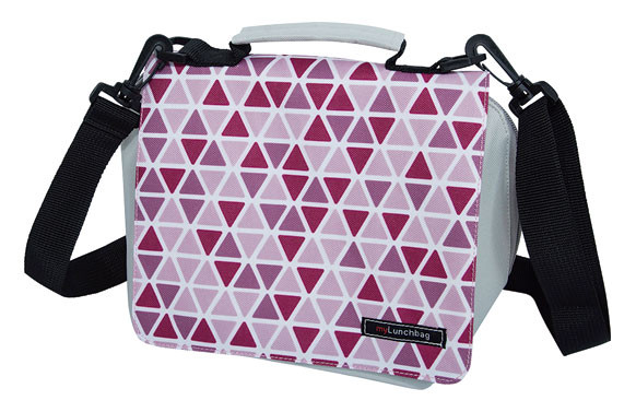 BOLSA PORTA ALIMENTOS SMART GEOMETRIC TRIANGULOS ROSA