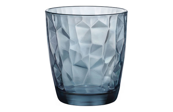VASO DIAMOND TENSIONADO 30CL-AZUL
