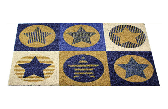 FELPUDO COCO ESTAMPADO 50X75 TOPO ESTRELLAS