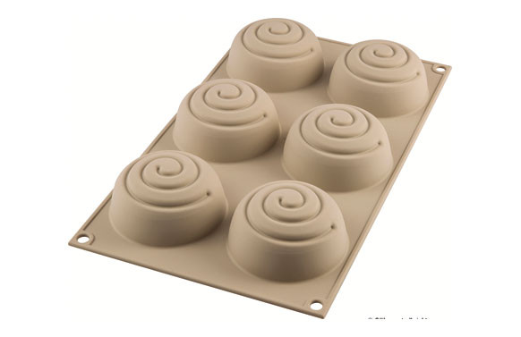 MOLDE SILICONA 3D REDONDO ESPIRAL MINI
