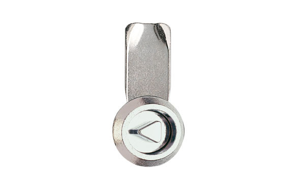 CERRADURA LENGÜETA ZAMAK CROMADO TRIANGULO 8 SIN L 493/M22X18 Z-150