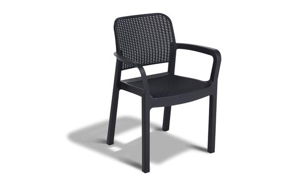 SILLON RATAN RESINA SAMANNA ANTRACITA