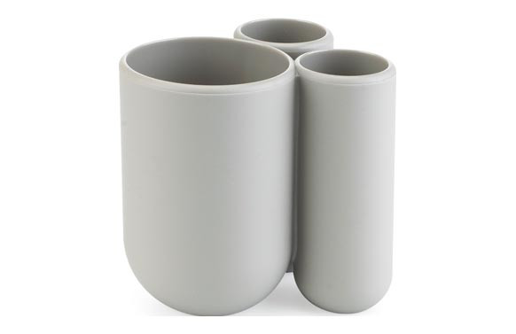 VASO CEPILLOS TOUCH GRIS