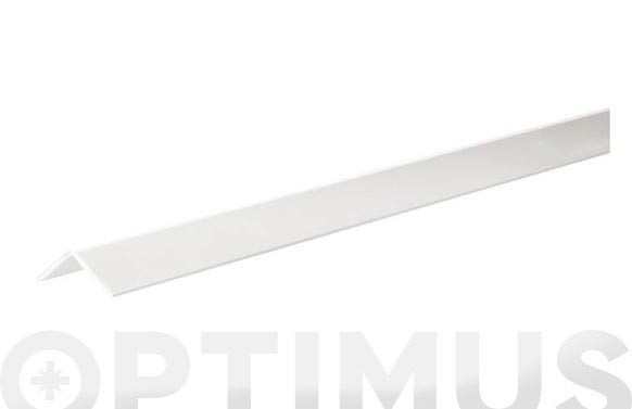 PERFIL ANGULO PVC SATINADO BLANCO 2.6 M 30X30X1