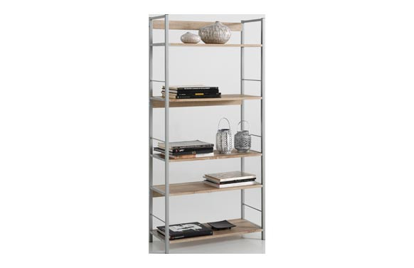 ESTANTERIA KALA 74 METAL/MADERA 150 X 74 X 30 CM