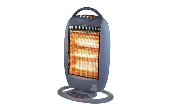 ESTUFA HALOGENA OSCILANTE GRIS CON ASA 400/800/1200W