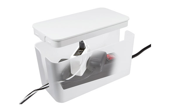 CAJA CUBRECABLES BLANCA 407X157X133MM