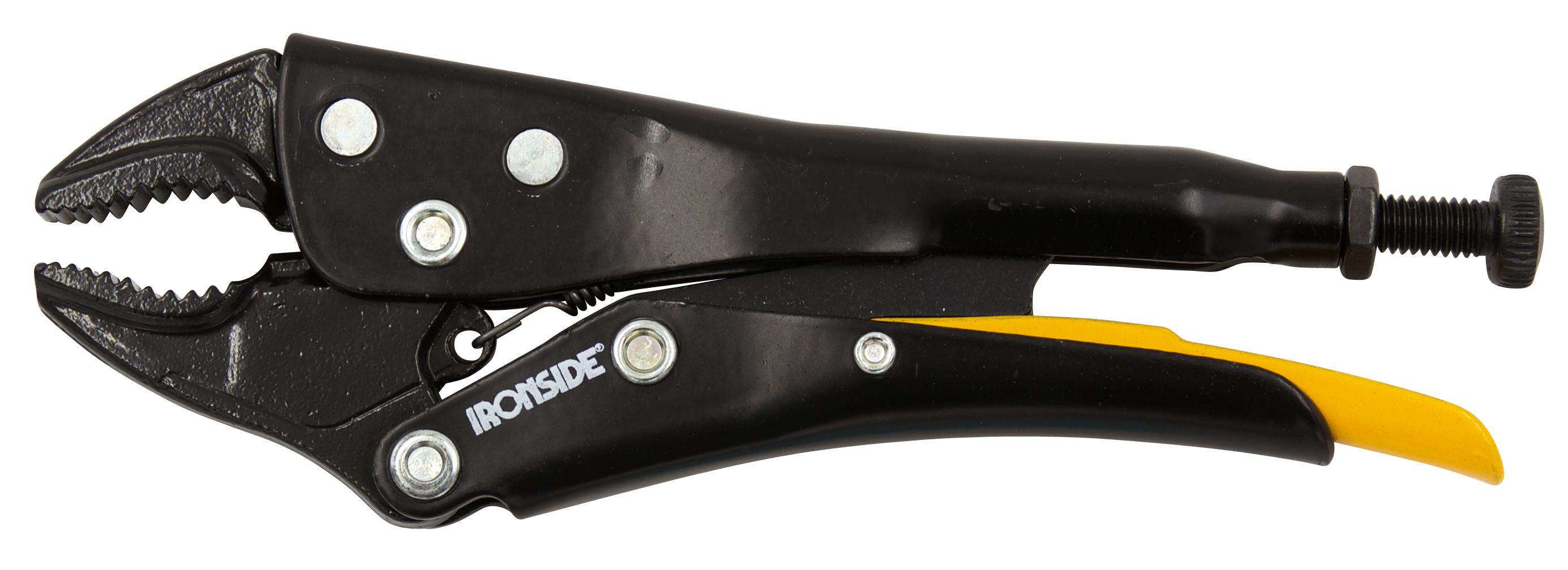 TENAZA GRIP UNIVERSAL BOCA CURVA 143 MM. APERTURA: 0-32 MM., CON CORTANTE