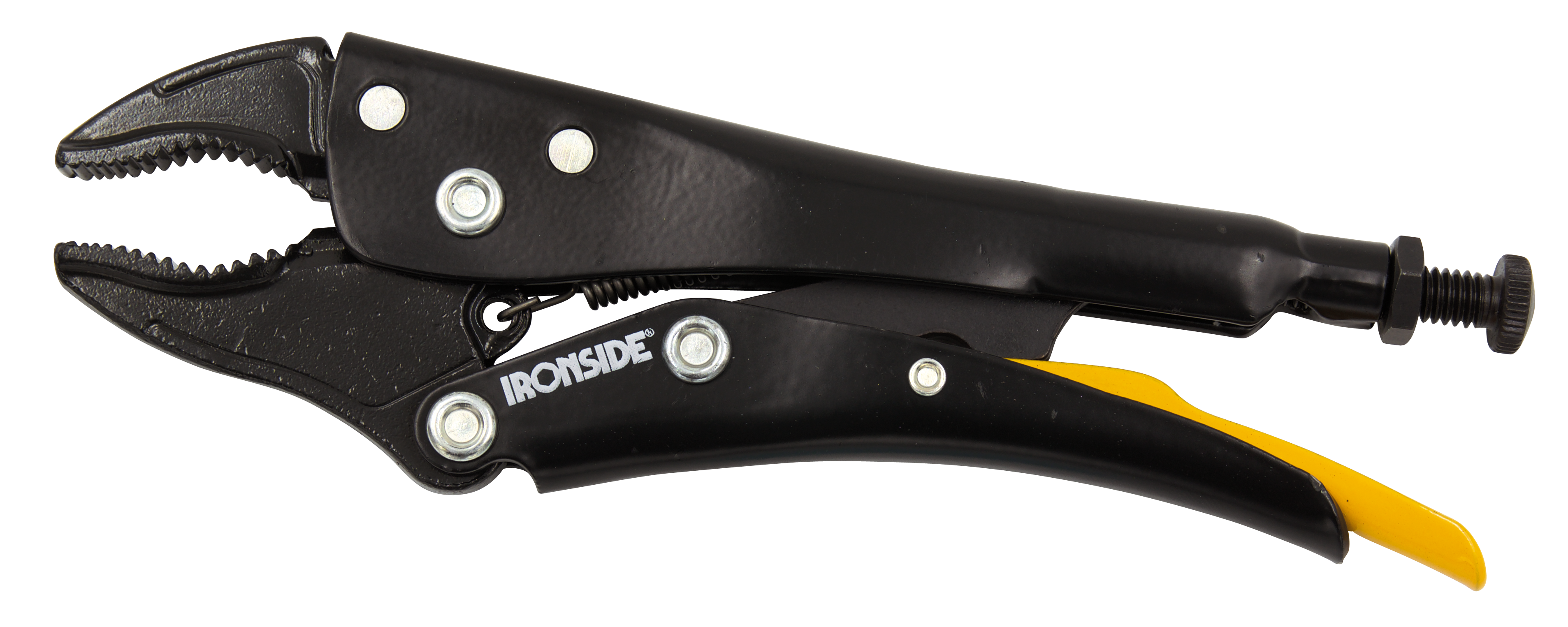 TENAZA GRIP UNIVERSAL BOCA CURVA 238 MM. APERTURA: 0-62 MM., CON CORTANTE