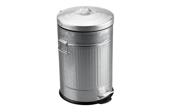 CUBO BASURA BASICS20 L GALVANIZADO