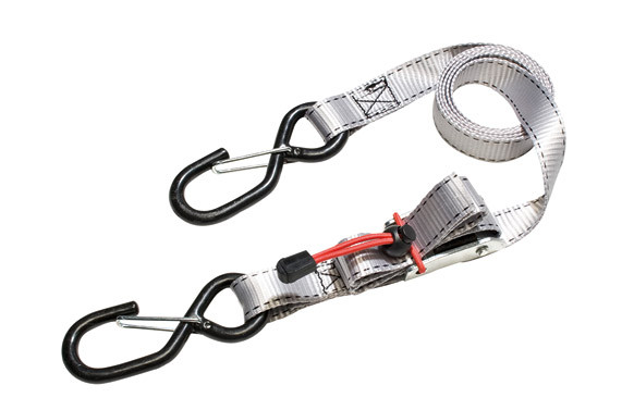 CORREA SUJECCION CARGAS CON HEBILLA AUTOBLOCANTE 2 UNIDADES DE 1,80 M X 25 MM.