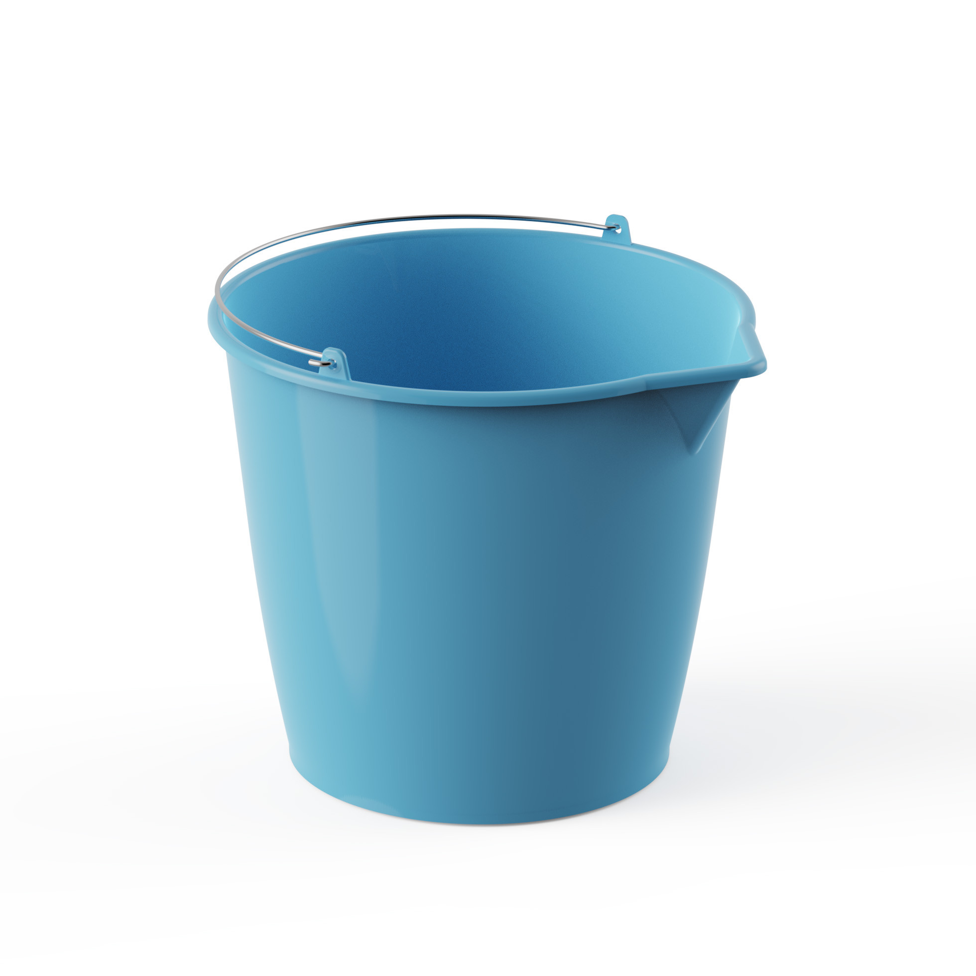 CUBO AGUA 13 L ASA METALICA AZUL CLARO