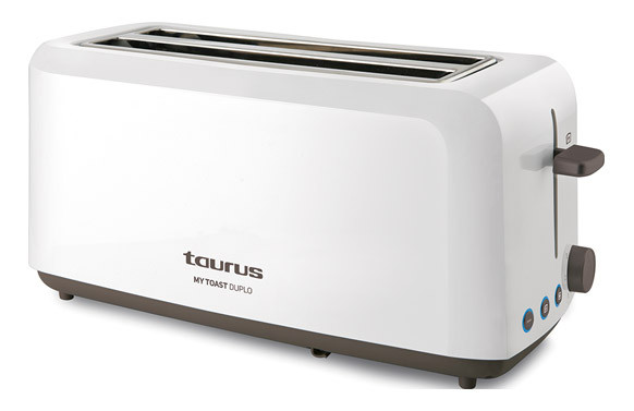 TOSTADOR DOS RANURAS LARGAS BLANCO-1450W