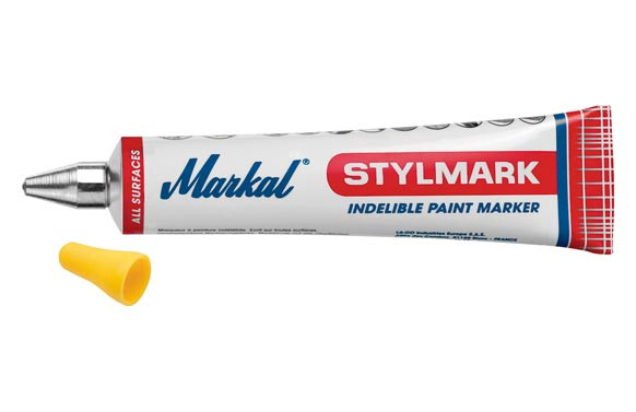 TUBO MARCAR PINTURA INDELEBLE Ø 3MM AMARILLO