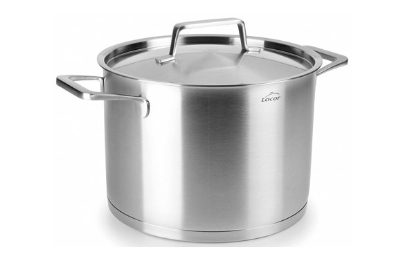 OLLA INOX INDUCCION CON TAPA 20 X 15,5 CM