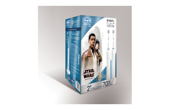 CEPILLO DENTAL(PACK 2U)ORAL-B PRO900+USB STAR WARS