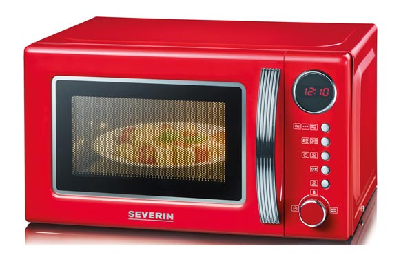 HORNO MICROONDAS CON GRILL 20 L ROJO