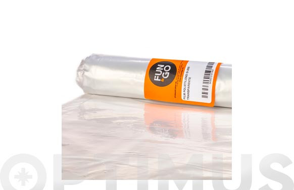 FILM POLIETILENO G-200 TRANSPARENTE 2 X 25 M PLEGADO A 1 M