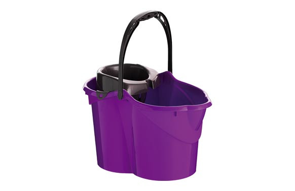 CUBO CON ESCURRIDOR 15 L - LILA