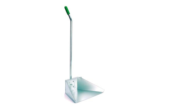 RECOGEDOR CON MANGO GALVANIZADO