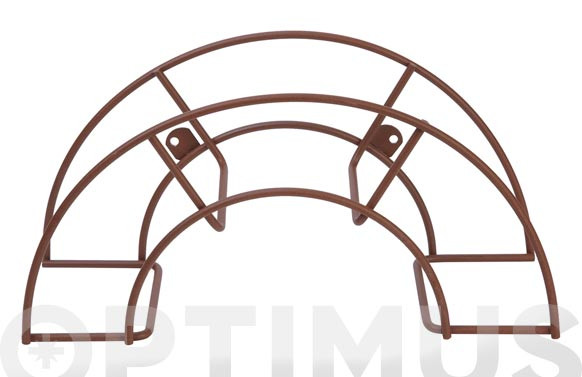 COLGADOR MANGUERA PARED 36 X 18.5 X 12.5 CM COLOR OXIDO