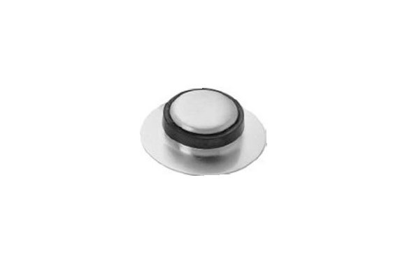 TOPE PUERTA STOP ADHESIVO INOX MATE