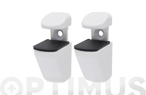 CLIP PORTAESTANTE MINI (2 UDS) BLANCO ALPINE