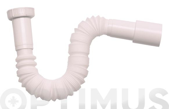 SIFON EXTENSIBLE TUERCA PLÁSTICO 1\" 1/2\"