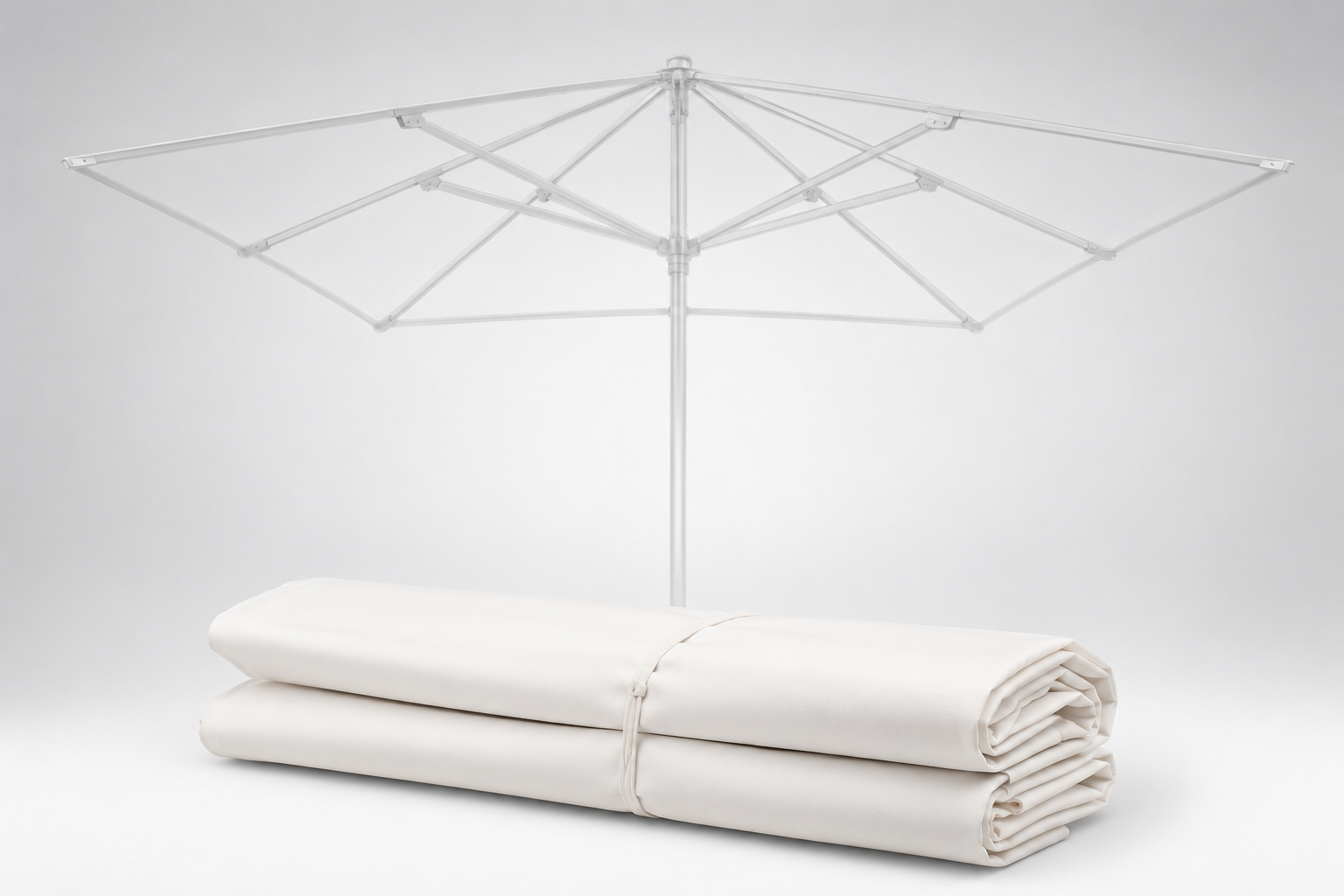 TELA RECAMBIO PARASOL 9647821 BLANCA