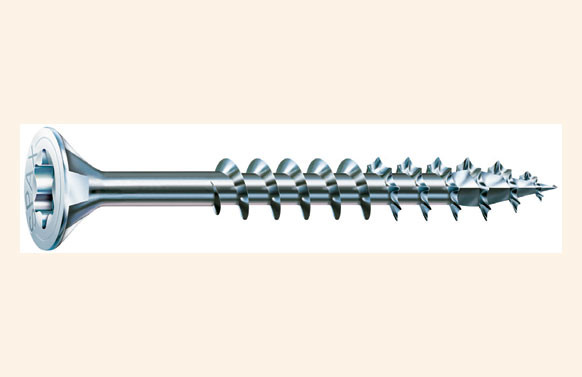 TIRAFONDO MADERA CABEZA PLANA TORX GALVANIZADO 6X 80 PAQUETE L 30 UNID