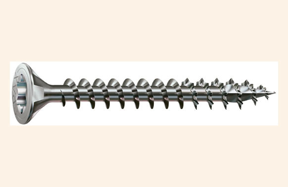 TIRAFONDO MADERA CABEZA PLANA TORX INOX A2 5X 50 CAJA M 25 UNID