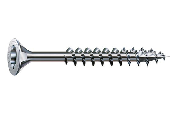 TIRAFONDO MADERA CABEZA PLANA TORX GALVANIZADO 6X 60 CAJA M 15 UNID